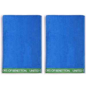 Benetton Pk3279 90x160 Cm Towel 2 Units Blu