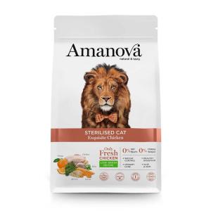 Amanova Cibo Per Gatti Adulti Sterilizzati-pollo Squisito 1…