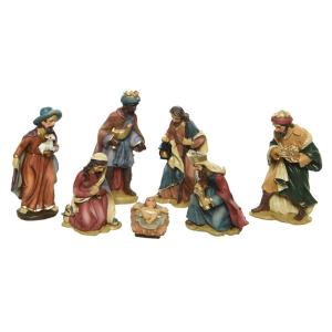 Decoris Figure Di Natale 9 Cm 7 Unità