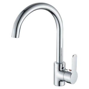 Artic Atlantic High Spout Single-lever Sink Faucet Argento