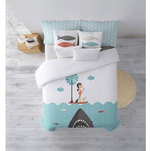 Belum Duvet Cover Girl Shark For 150/160 Bed 240x240 Cm Mul…
