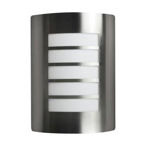 Matel Outdoor Stainless Steel Wall Light E27 Ip44 Slotted A…