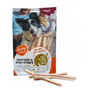 Duvo  Chicken Fish Strips Dog Snack 80g Trasparente