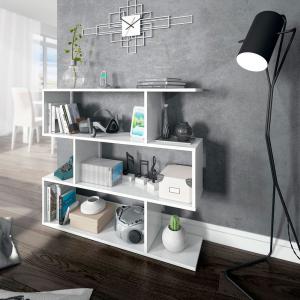 Dmora Libreria Decorativa E Funzionale Colore Bianco Lucido…