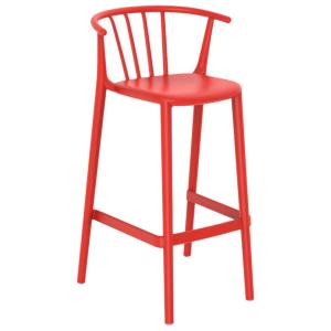 Resol Woody High Stool Rosso