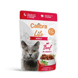 Calibra Life Pouch Adult Beef In Sauce 28x85g Wet Cat Food…