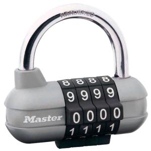 Master Lock 1520eurd Combination Padlock Argento