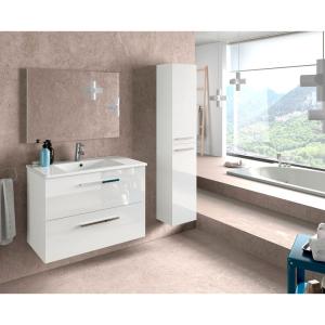 Dmora Colonna Bagno Sospesa A Due Ante Colore Laccato Bianc…