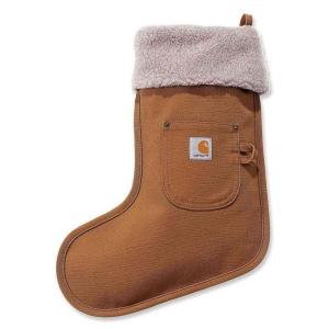 Carhartt Logo Christmas Sock Marrone