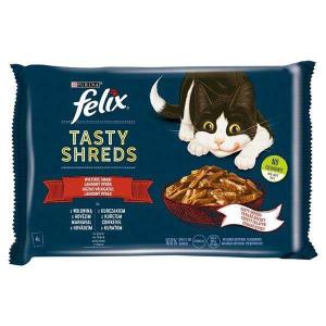 Purina Nestle Felix Tasty Shreds With Beef And Chicken 80g…