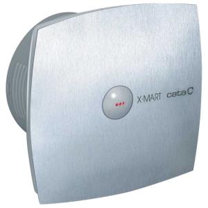 Cata X-mart 10 Matic Inox Bathroom Extractor Argento