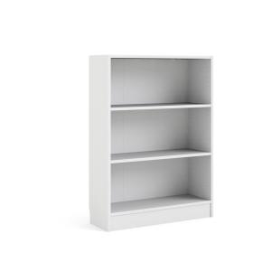 Dmora Libreria A Tre Scomparti Colore Bianco 79x107x27 Cm