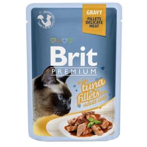 Brit Premium Fillet With Tuna 85g Wet Cat Food Multicolor