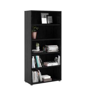 Dmora Libreria Con Quattro Ripiani Colore Nero Centimetro 8…