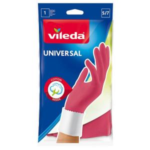 Vileda 146077 Cleaning Gloves Rosa S