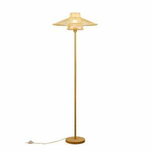 Home Decor Bamboo 56x56x163 Cm Floor Lamp Oro