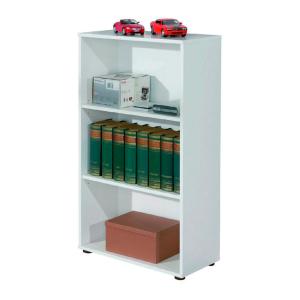 Dmora Libreria Con Tre Ripiani Colore Bianco 60x110x30 Cm