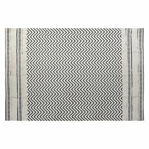 Home Decor Tappeto Nero A Zigzag 160x226x0.7 Cm