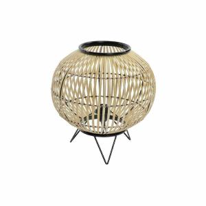 Home Decor Bambù Metal 36x36x37 Cm Tavoli Lampada