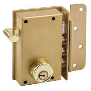 Handlock Left Overlay Security Lock 85 Painted Oro