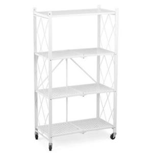 Confortime Shelves 4 Folding Levels 71x34x127 Cm Bianco
