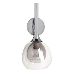 Bigbuy Home Cristallo Lampada Muro Metal 19x19x30 Cm