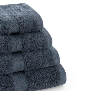 Muare Pack 2 Towels Hairstyle 50x100 Cm Blu