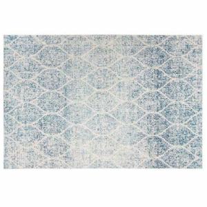 Home Decor Cotton Arab Chenille Carpet 160x230x1 Cm Blu