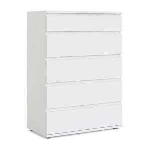 Dmora Cassettiera Colore Bianco Centimetro 76.8x106.6x40