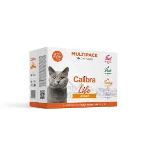 Calibra Life Pouch Adult Multipack 12x85g Wet Cat Food Tras…