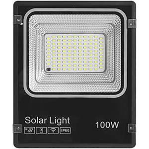 Hepoluz Abs Solar Led 100w 6000k Floodlight Argento