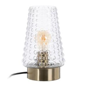 Bigbuy Home Cristallo Lampada Da Tavolo Metal 17x17x26 Cm