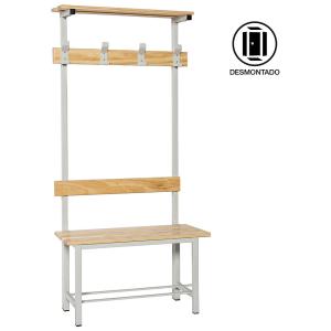 Simonlocker Desmontadas Panca Semplice Con Mensola 1800x100…