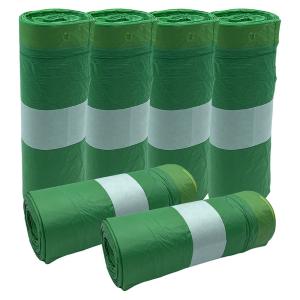 Wellhome 40l Garbage Bags 240 Units Verde