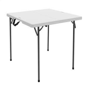 Lifetime 94x94x74 Cm Folding Table Argento
