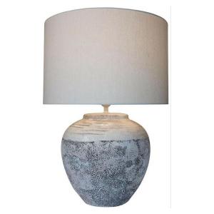 Home Decor Ceramic Canvas 42x42x60 Cm Table Lamp Oro