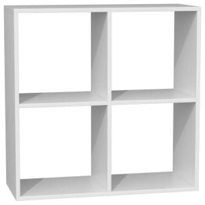 Top E Shop Malax 2x2 Biel Book Shelf Bianco