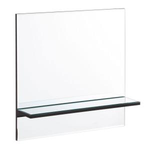 Bigbuy Home Crystal Dmf 45x11x45 Cm Wall Mirror Argento