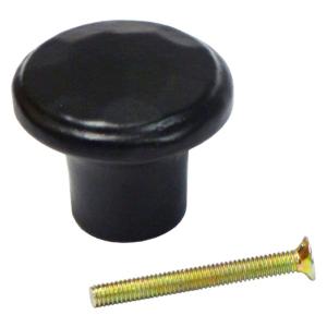 Edm Knob 38 Mm Nero