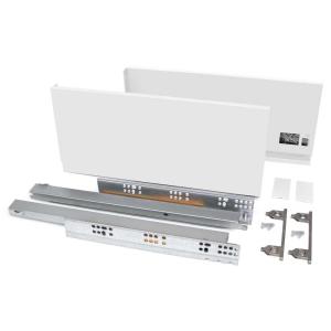 Emuca Vertex 40kg 178x450 Mm Outer Drawer Trasparente
