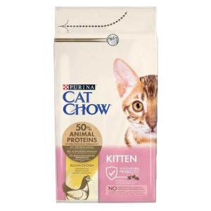 Purina Nestle Chow Chicken Adult 1.5kg Cat Food Multicolor…