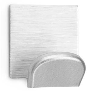 Inofix Adhesive Hanger With Base 45x40x30 Mm 2 Units Argento