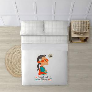 Belum Set Di Lenzuola Con Stampa Supereroina Per Bambina Co…