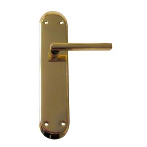 Handlock Zamak Straight Handle With Wide Plate Oro