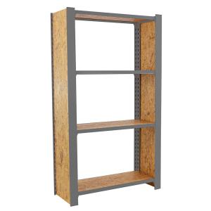 Officlick Scaffale Metallico 4/300 Wood 800   1500x800x300…