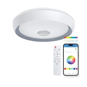 Ksix Faretto A Soffitto Glory Rgb 78w 47 Cm