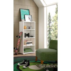 Dmora Libreria Verticale Con 3 100% Made In Italy. Scaffali…