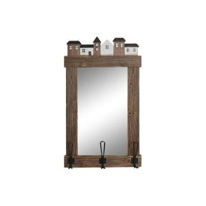 Home Decor Acabado Aged Crystal Metal 40x9x68 Cm Wall Mirro…