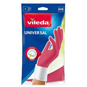 Vileda 146078 Cleaning Gloves Rosa M