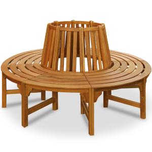 Panchina in legno di eucalipto certificato FSC® 190 cm